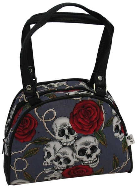 Small Skulls and Roses Bag (Various Colours)